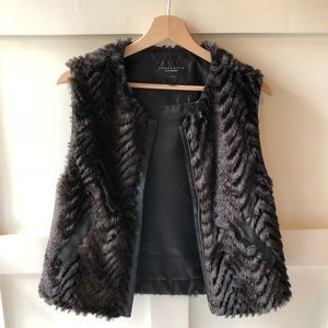 Sanctuary Fur Vest XS